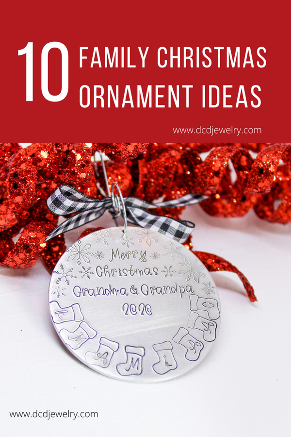 10 - 2020 family Christmas Ornament ideas