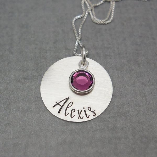 Personalized Name Necklace, Sterling Silver