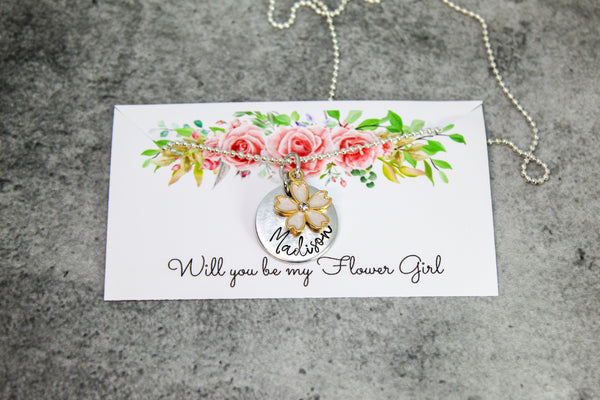 flower girl proposal card