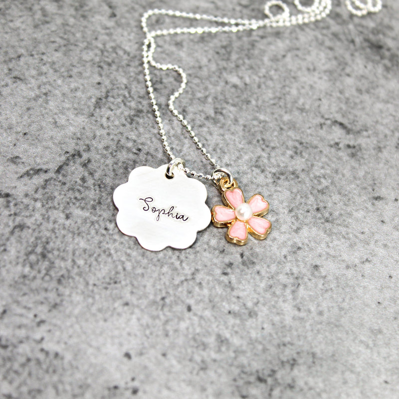 flower girl necklace