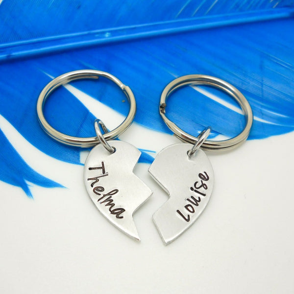 Thelma and Louise 2 piece key chain set 